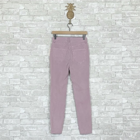 NWT Free People Sun Chaser Corduroy Button Fly Skinny Pant Sz 25 - Picture 8 of 8